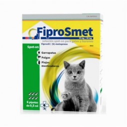 FiproSmet Gatos y Hurones 6 Pipetas