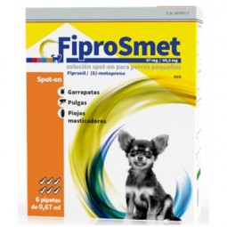 FiproSmet Perros Pequeños 0.67 ml 6 Pipetas