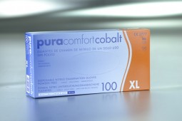 Guante De Nitrilo Sin Polvo Talla Extra-G