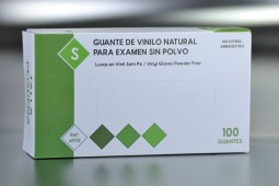 Guante Examen de Vinilo Sin Polvo Talla-P