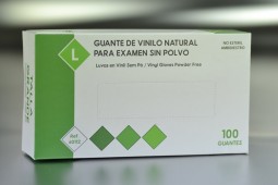 Guante Examen de Vinilo Sin Polvo Talla-G