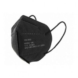 Mascarilla FFP2 Desechable Negra Unidad
