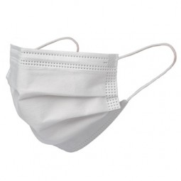 Mascarilla Quirurgica IIR 3 Capas Blanca 50 Uds