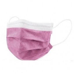 Mascarilla Quirurgica IIR 3 Capas Lila 50 Uds