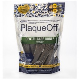 Plaque Off Dental Care Bones Veggie 2 en 1 (485 GR)