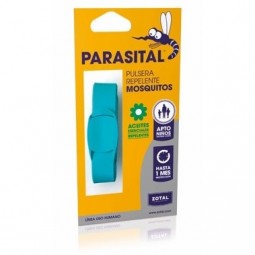 Parasital Pulsera Repelente Mosquitos Azul