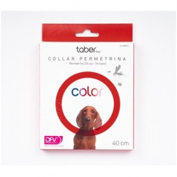 Taberdog Collar Permetrina Rojo 40 cm