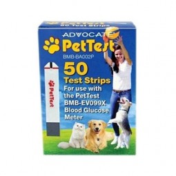 TIRAS GLUCOMETRO PETTEST 50 UDS