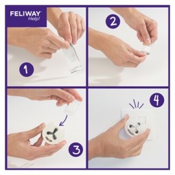 Feliway Help! Pack ahorro 3 Recambios 7 días