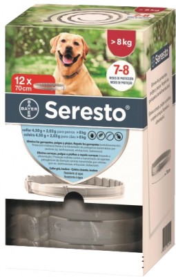 Seresto Collar 70 cm 12 Collares (Envase Clínico)