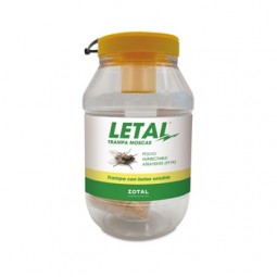 Letal Trampa Moscas 1 L Sobre Atrayente 20 gr