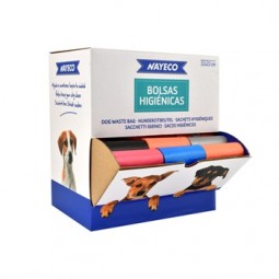 Expositor Bolsas Higíenicas 60 Rollos Colores Surtidos Nayeco