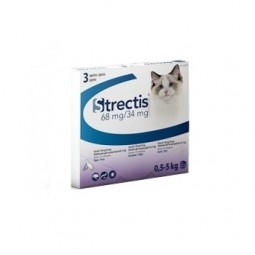 Strectis gatos 0,5 a 5 kg 3 pipetas