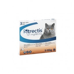 Strectis gatos 5 a 10 kg 3 pipetas