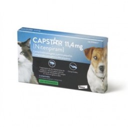 Capstar 11 mg perros pequeños y gatos 1 a 11 kg 6 comprimidos