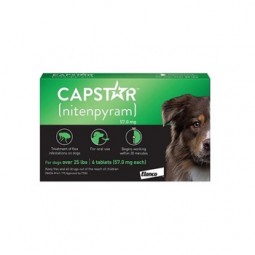 Capstar 57 mg perros 11 a 57 kg 6 comprimidos