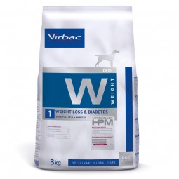 Dog W1 Weight Loss Diabetes HPM 3 Kg (Virbac)