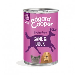 Edgard Cooper Canine Adult Venado y Pato (400 gr/lata)