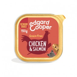Edgard Cooper Canine Senior Pollo y Salmon (150 gr/lata)