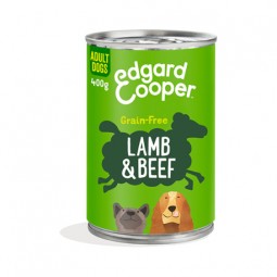Edgard Cooper Canine Adult Cordero y Ternera (400 gr/lata)