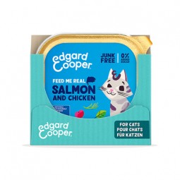 Edgard Cooper Feline Adult Pate Salmon y Pollo (85g/tarrina)