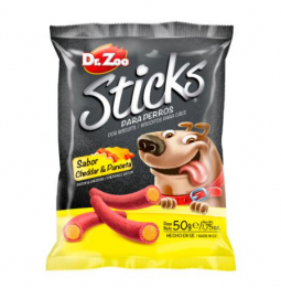 Dr. Zoo Sticks Cheddar y Panceta 50 gr
