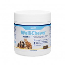 Wellichews Senior Perro Pequeño y Gato 120 ud.