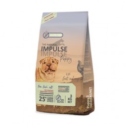 Natural Impulse Dog Puppy Chicken 3 kg SIN GLUTEN