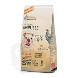 Natural Impulse Dog Adult Light 12 kg SIN GLUTEN