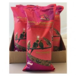 Alimento ninfas y agapornis 1kg Fauna Mix