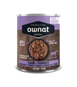 Lata OWNAT WETLINE Perro Cordero y Patatas 395gr