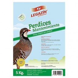 Pienso de Perdiz Mantenimiento 5 KG Legazín