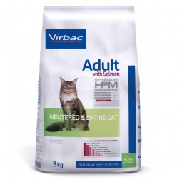 Adult Neutered Entired Cat Salmon 3 Kg HPM (Virbac)