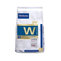 Cat W1 Weight Loss Diabetes HPM 3 Kg (Virbac)