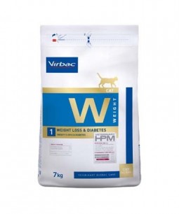 Cat W1 Weight Loss Diabetes HPM 7 Kg (Virbac)