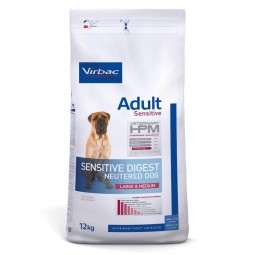 Adult Dog Sensitive Digestive Neutered Large & Medium HPM 12 Kg (Virbac)