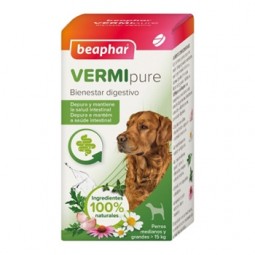Vermipure +15kg Perro Mediano y Grande 50 Comprimidos