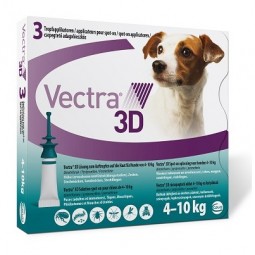 Vectra 3D perros 4 a 10 kg 3 pipetas