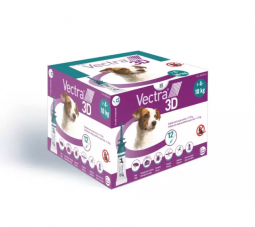 Vectra 3D perros 4 a 10 kg 12 pipetas