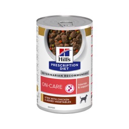 Hill's Prescription Diet On-Care estofado para perros con pollo y verduras 12 x 354 gr