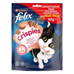 Felix Crispies Salmon y Trucha 180 gr Gato Rosa
