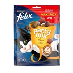 Felix Party Mix Original Maxi Pack 200 gr Gato Naranja