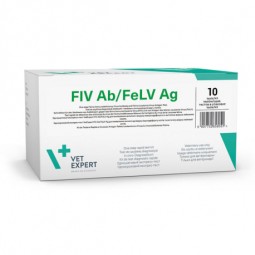 Rapid Double FIV AB/FELV AG 10 Test (Vet Expert)