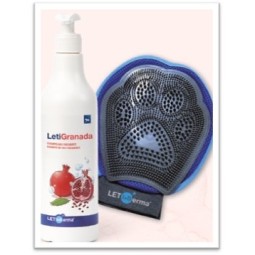 Leti Granada Champú 500 ml con Manopla